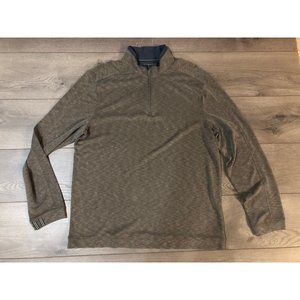 Men's Sable & Stone Brown Zip Up Large